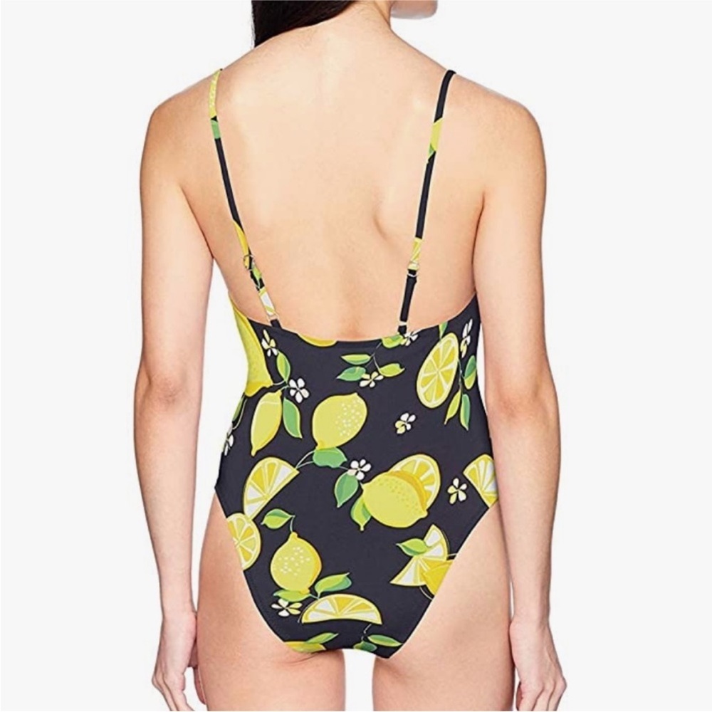 Tina Turk Lemon Print One Piece Swimsuit Size 6 - Picture 2 of 8